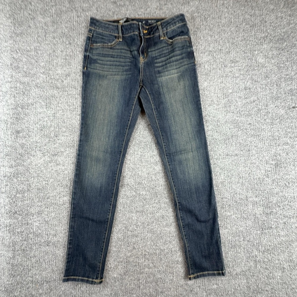 Simply Vera Vera Wang Jeans Womens 4P Medium Wash Mid Rise Skinny Denim